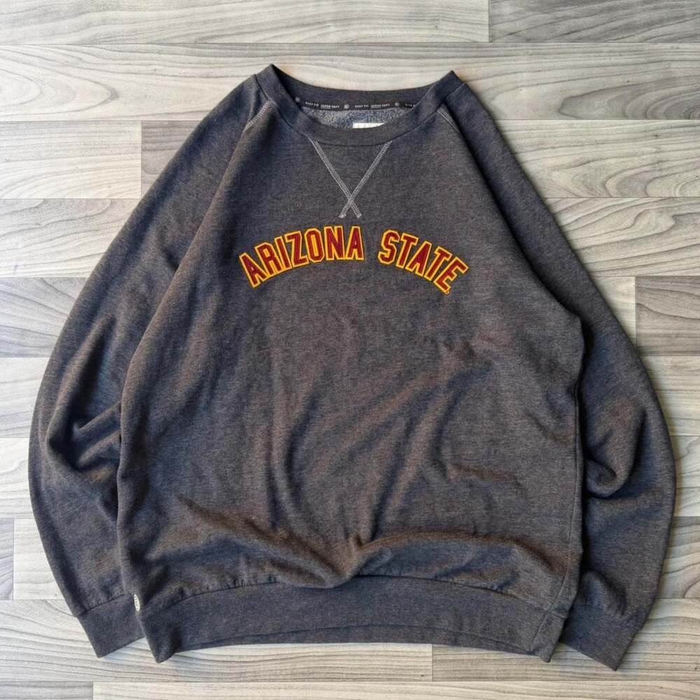 Fall Rush Arizona State University ASU Collegiate Crewneck Sweatshirt Large
